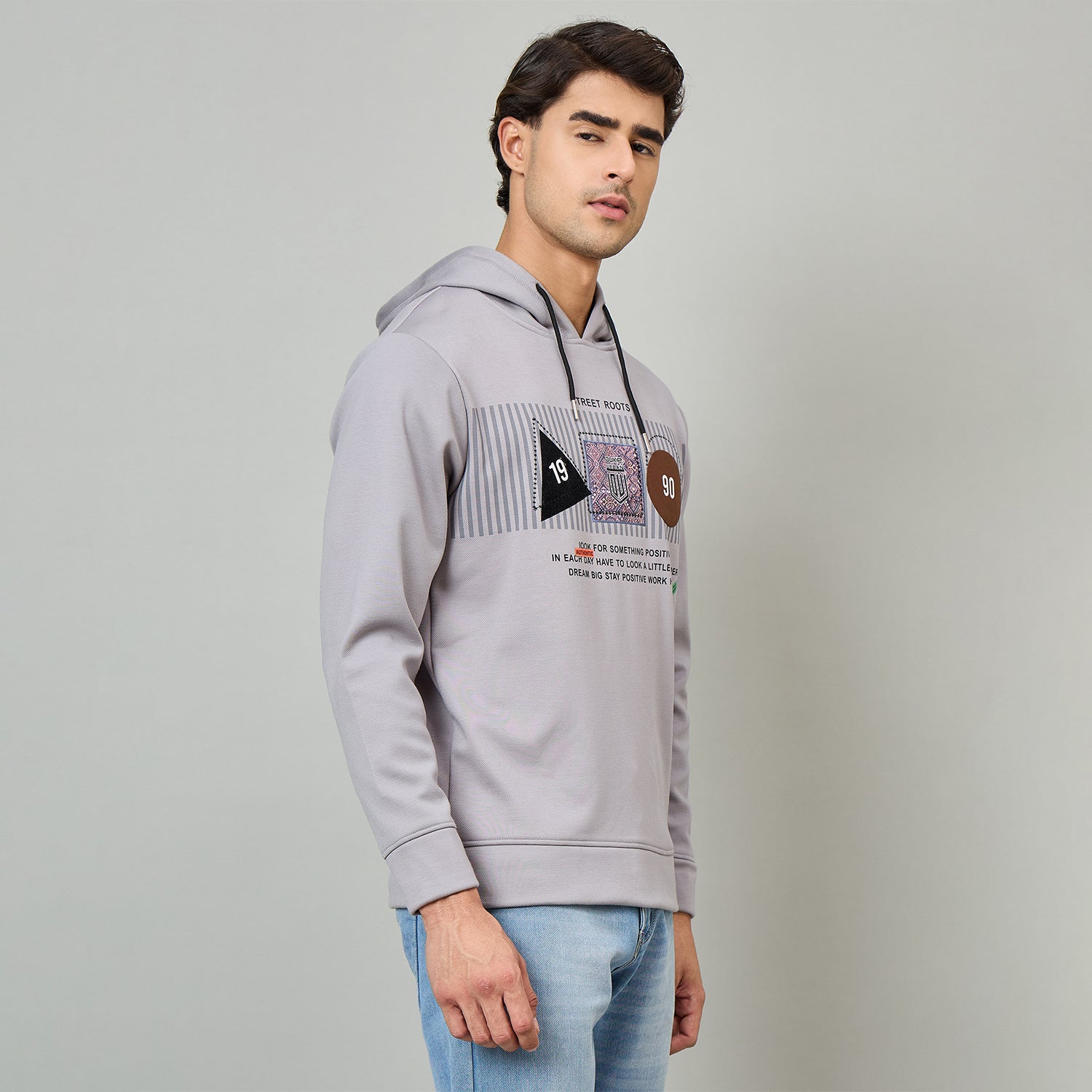 Duke Urban Men Hooded Regular Sweatshirt (LF6443)