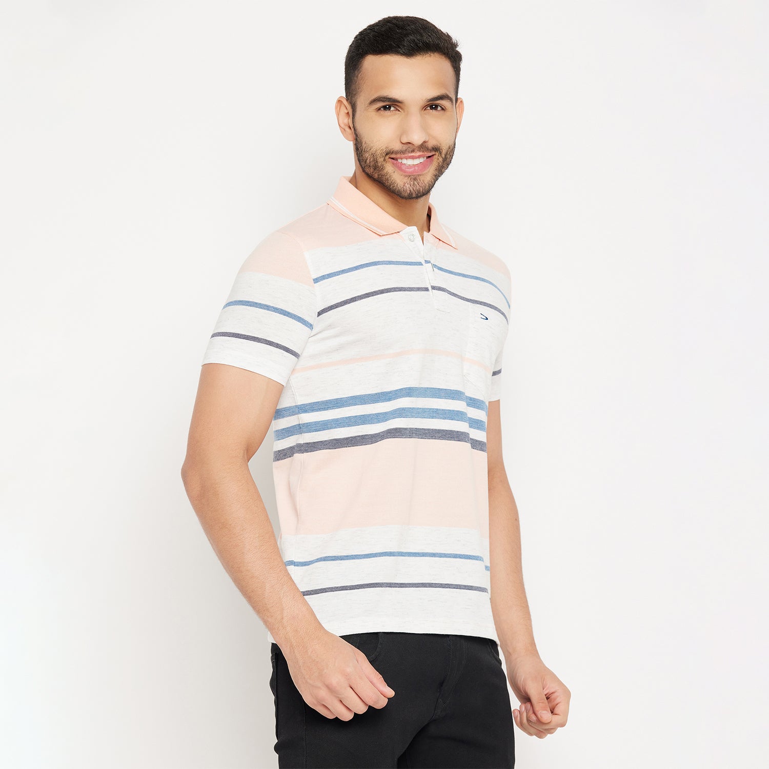 Duke Stardust Men Half Sleeve Polo Neck Cotton T-shirt (4152)