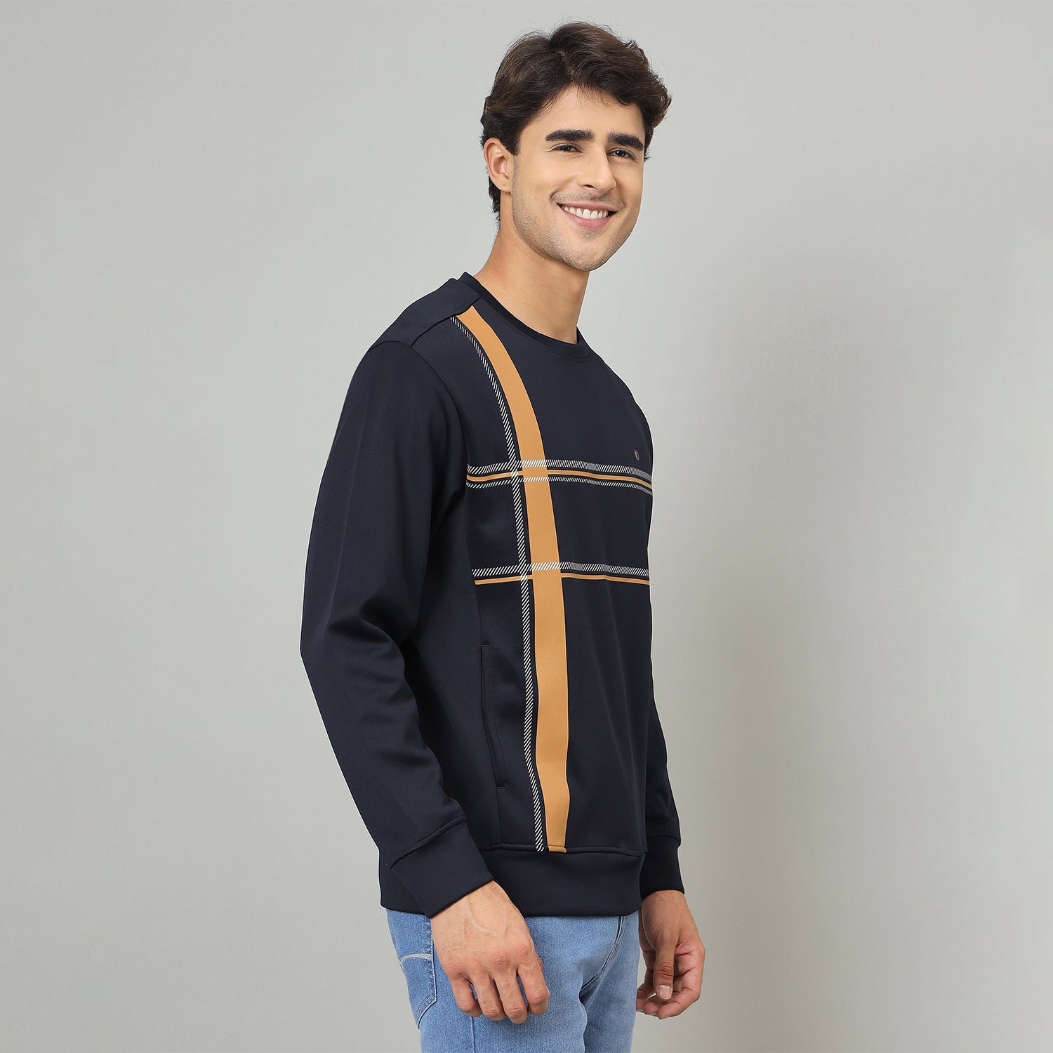 Duke Urban Men Round Neck Regular Sweatshirt (LF6438)