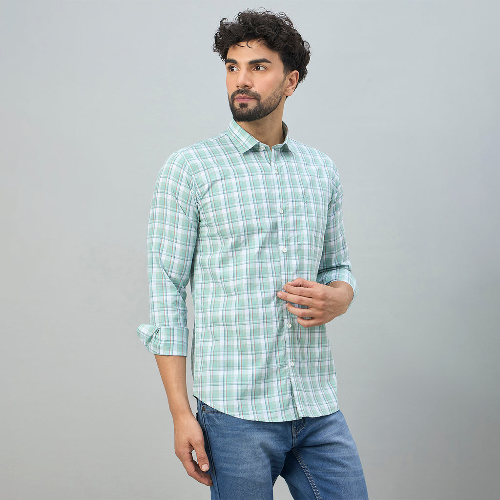 Duke Urban Men Shortstyle Checkered Shirt (SDO9CKT)