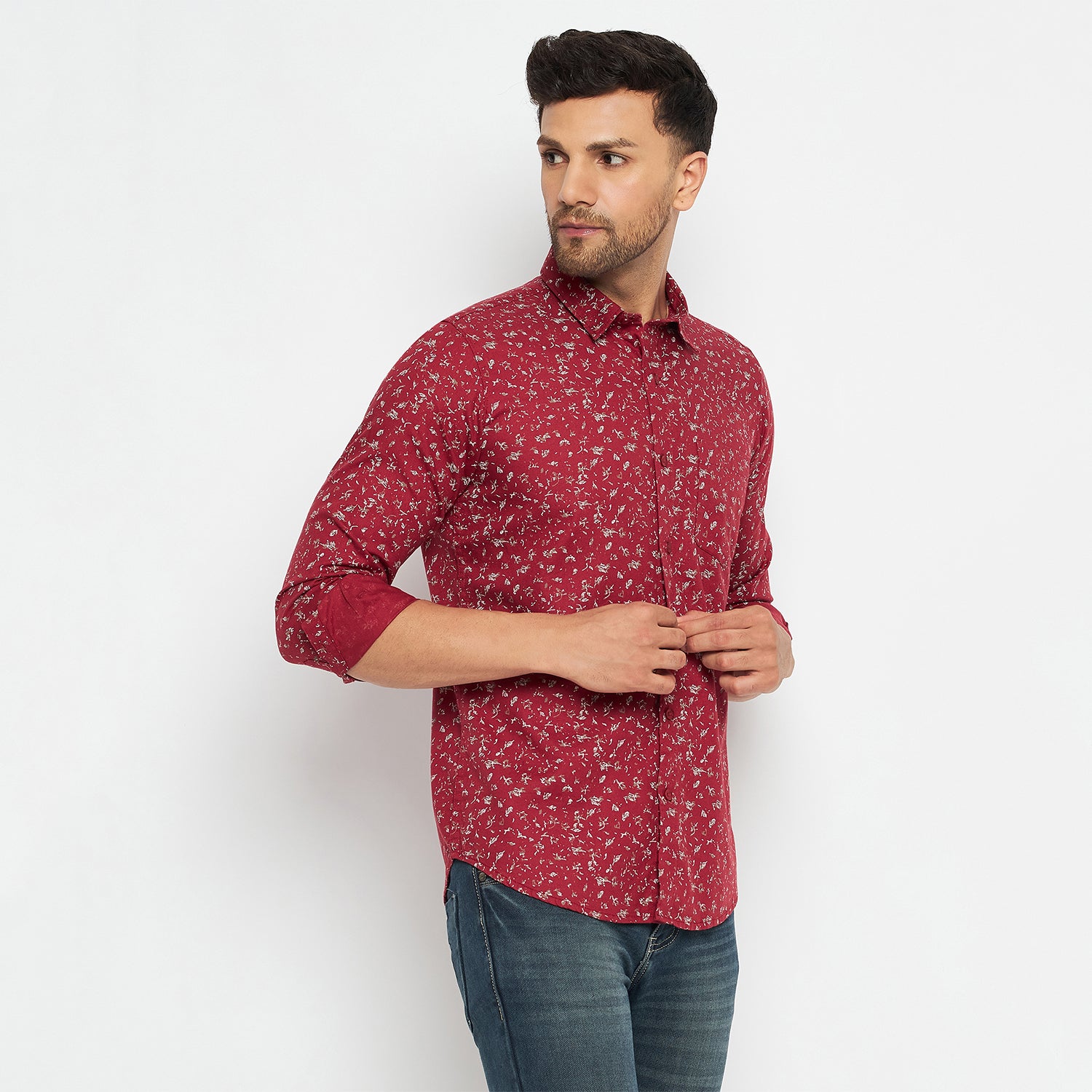 Duke Stardust Men Full Sleeve Cotton Shirts (SDO7HPRR)