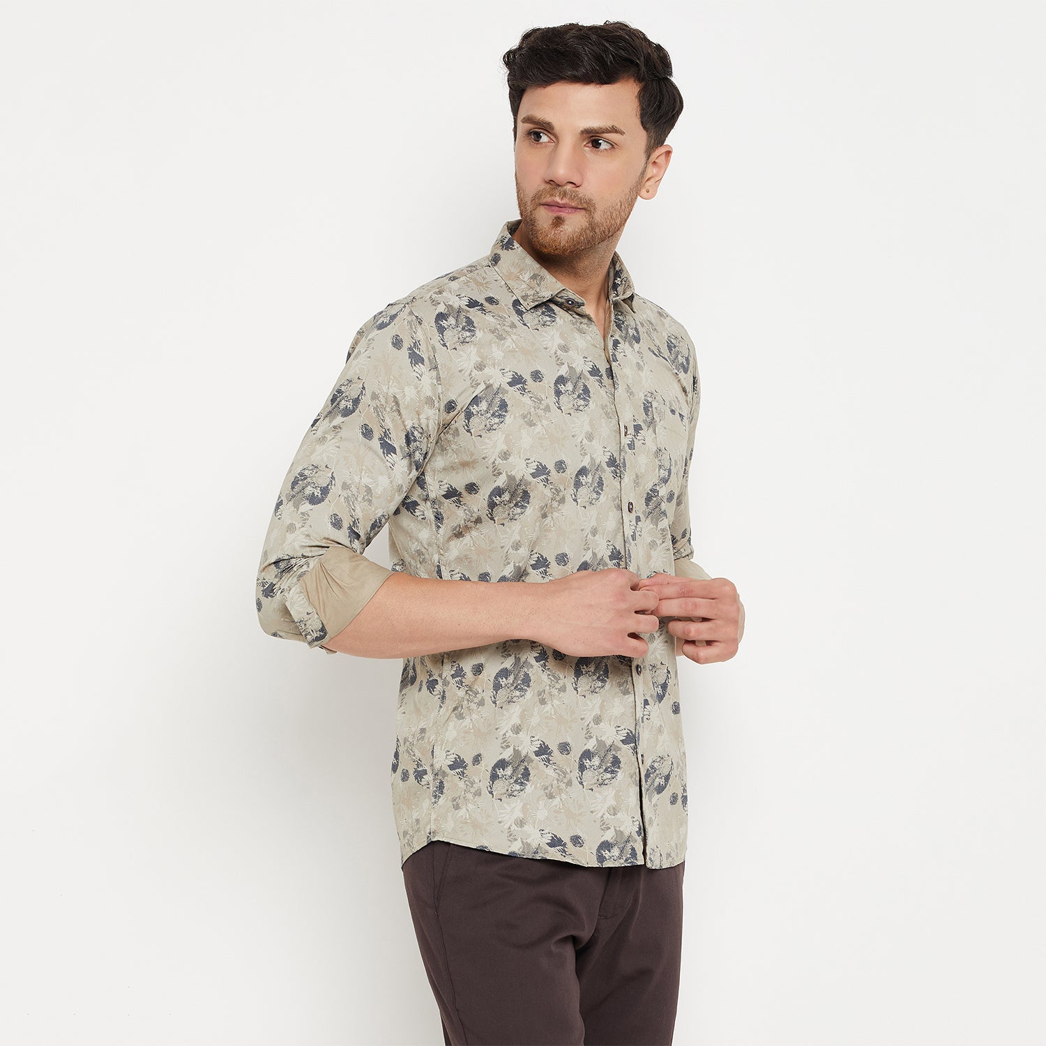 Duke Urban Men Full Sleeve Cotton Shirt (SDO8PRG)
