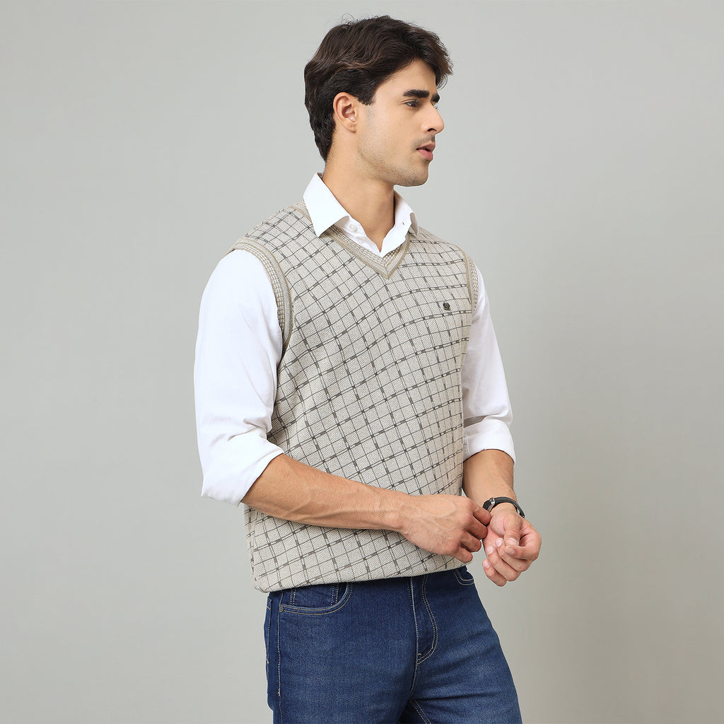 Duke Urban Men V-neck sleeveless sweater (SDS2256)