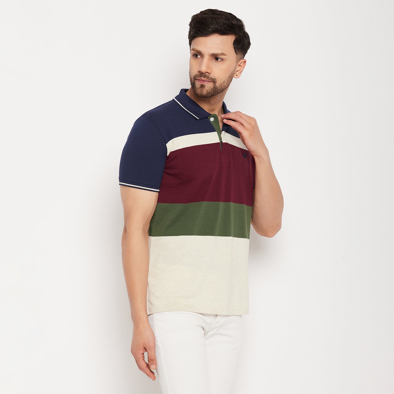 Duke Stardust Men Half Sleeve Cotton T-shirt (LF5718)
