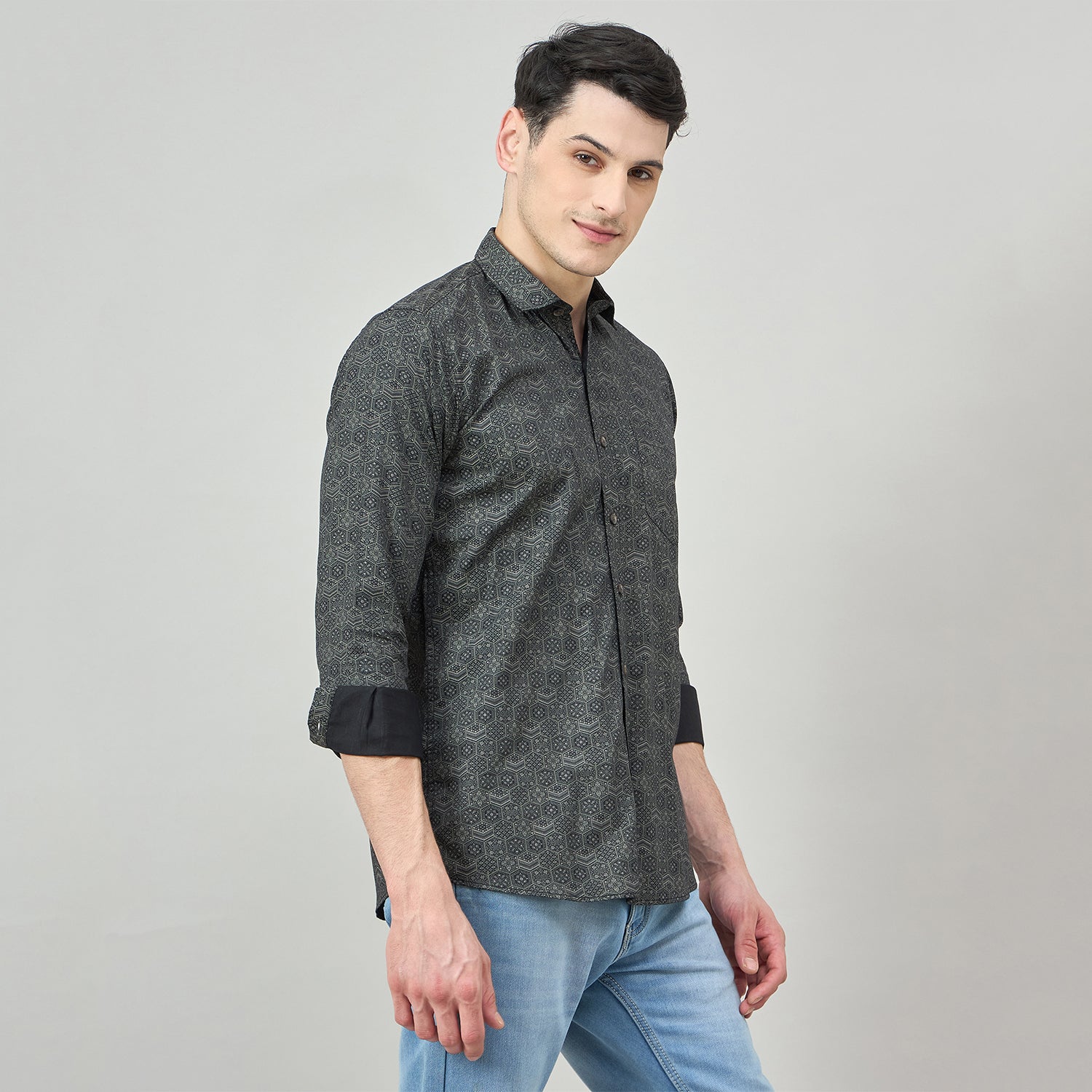 Duke Urban Men Full Sleeve Cotton Shirt (SDO8PRAT)