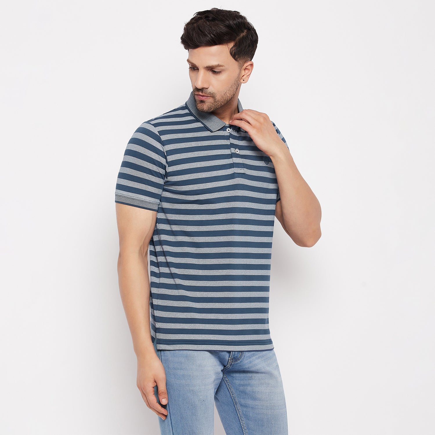 Duke Stardust Men Half Sleeve Cotton T-shirt (LF5801)