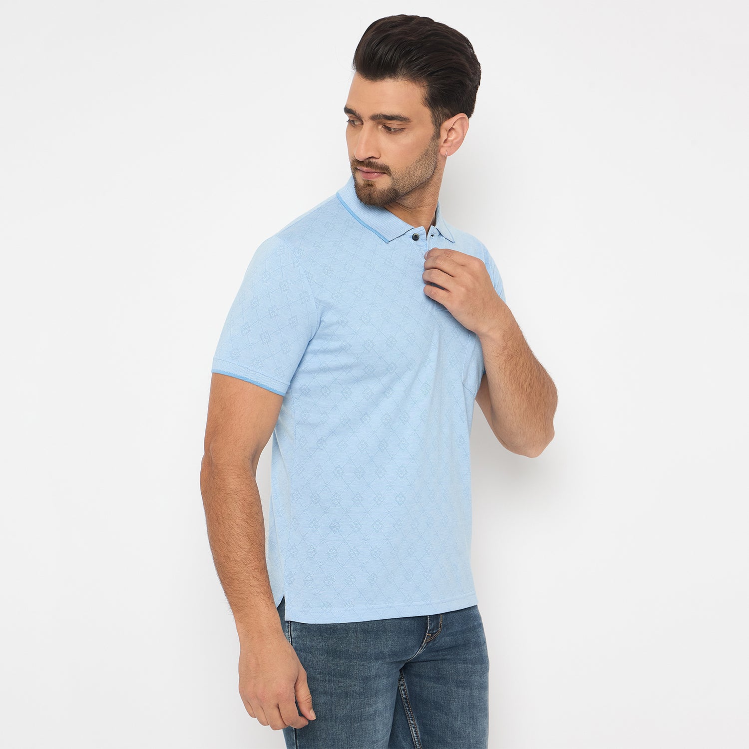 Duke Urban Men Half Sleeve Cotton Tshirt (LF7471)