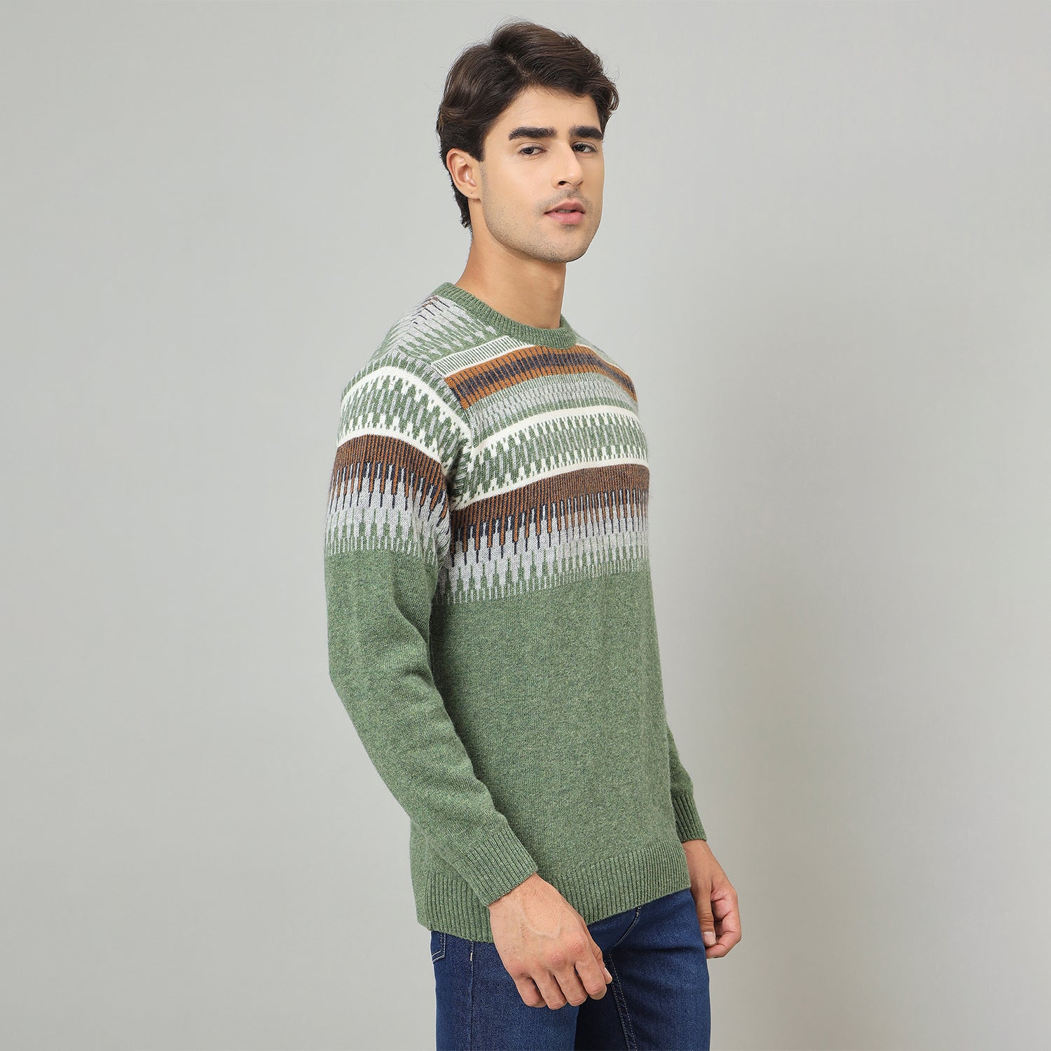 Duke Urban Men Full Sleeve Classic round neck sweater (SDS2237)