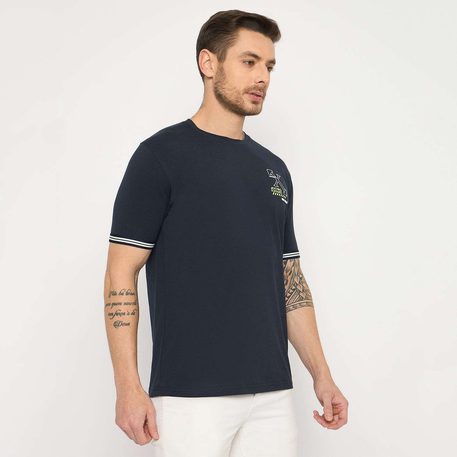 Duke Urban Men Half Sleeve Cotton Tshirt (LF7432)