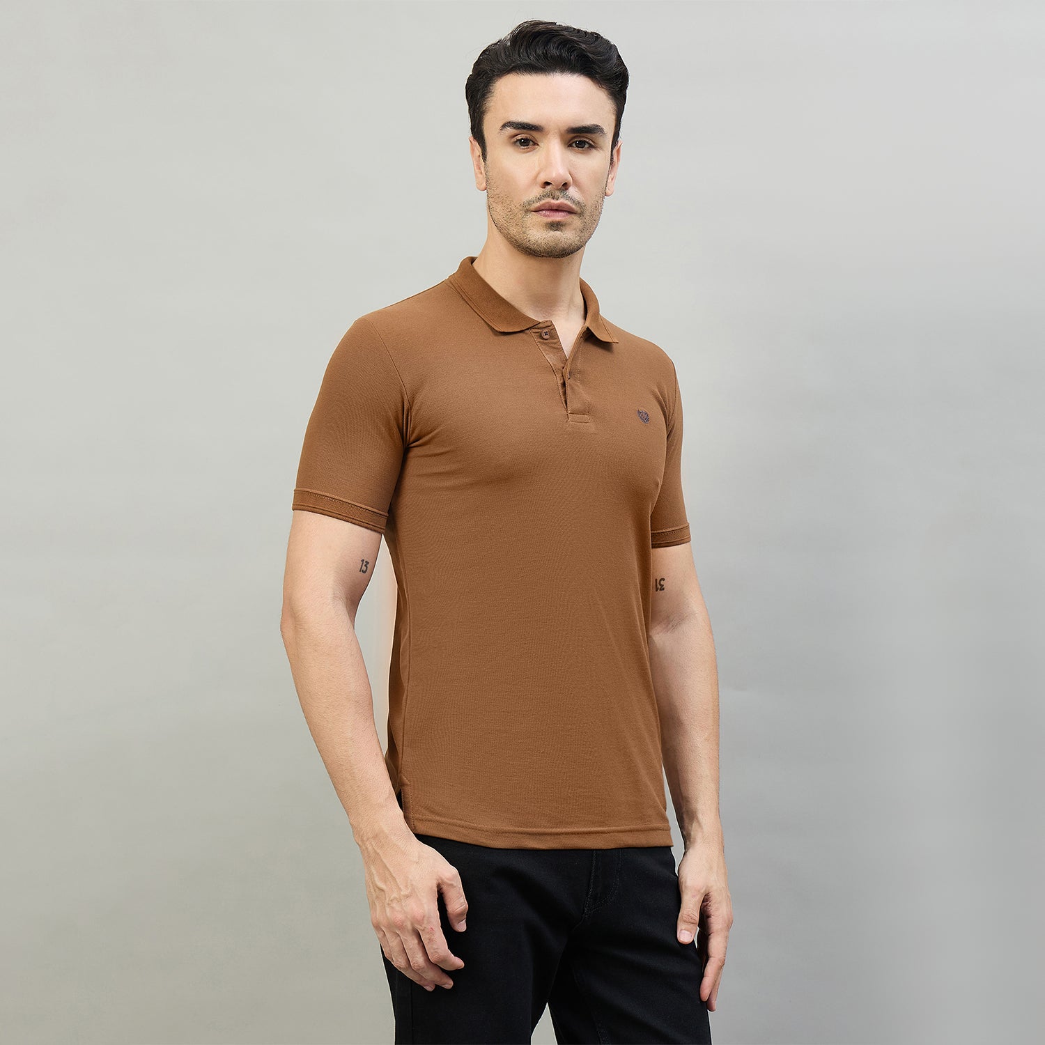 Duke Men Half Sleeve Cotton Smart Fit Casual T-shirt (SD71)
