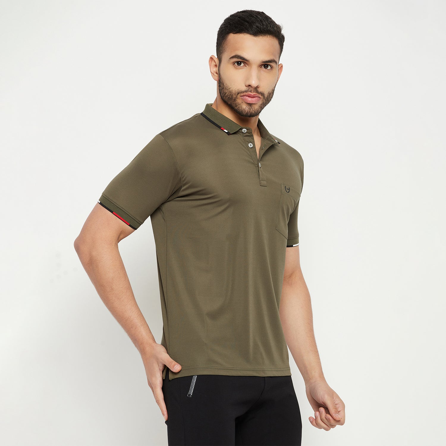 Duke Stardust Men Half Sleeve Polo Neck Cotton T-shirt (1700)