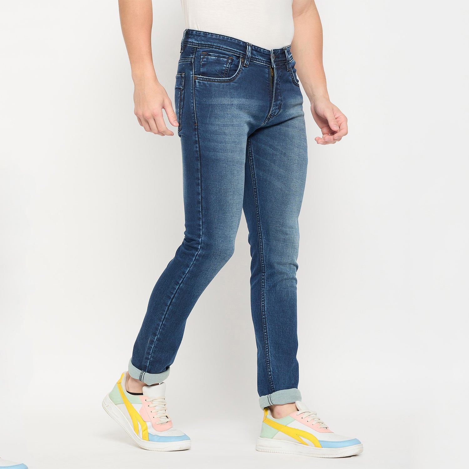 Duke Urban Men Smart Fit Stretchable Jeans (SDD5659S)