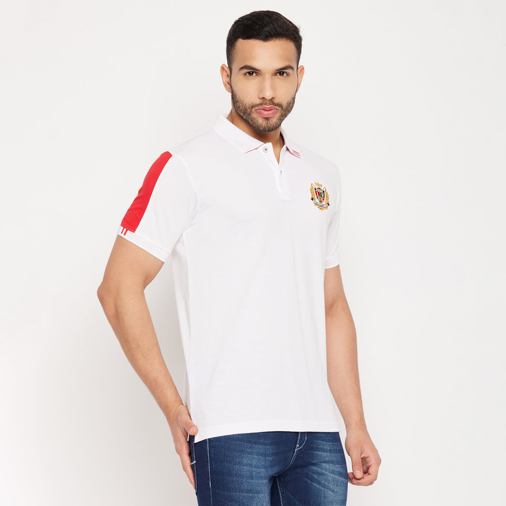 Duke Stardust Men Half Sleeve Polo Neck Cotton T-shirt (4007)