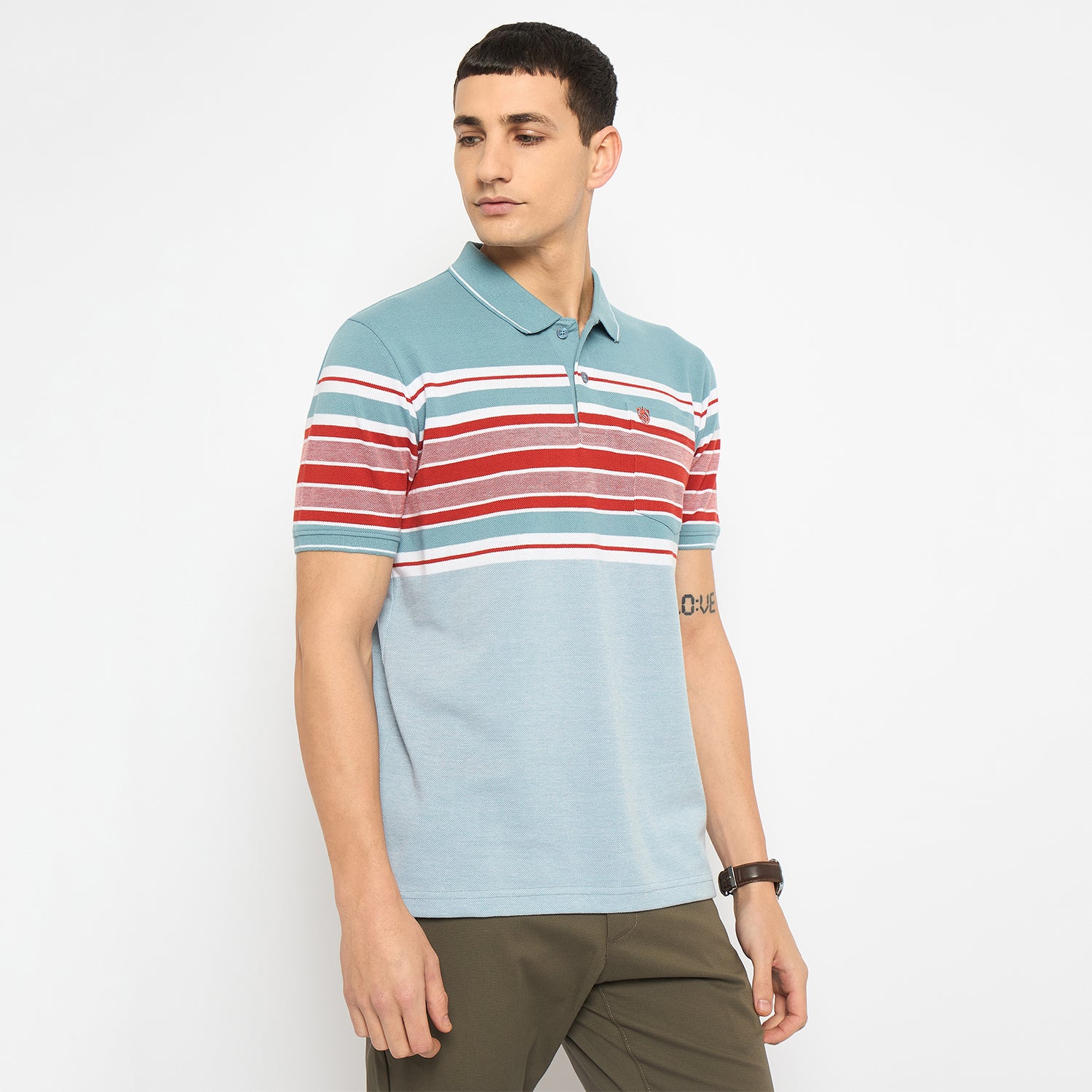 Duke Urban Men Half Sleeve Cotton Tshirt (LF7193)