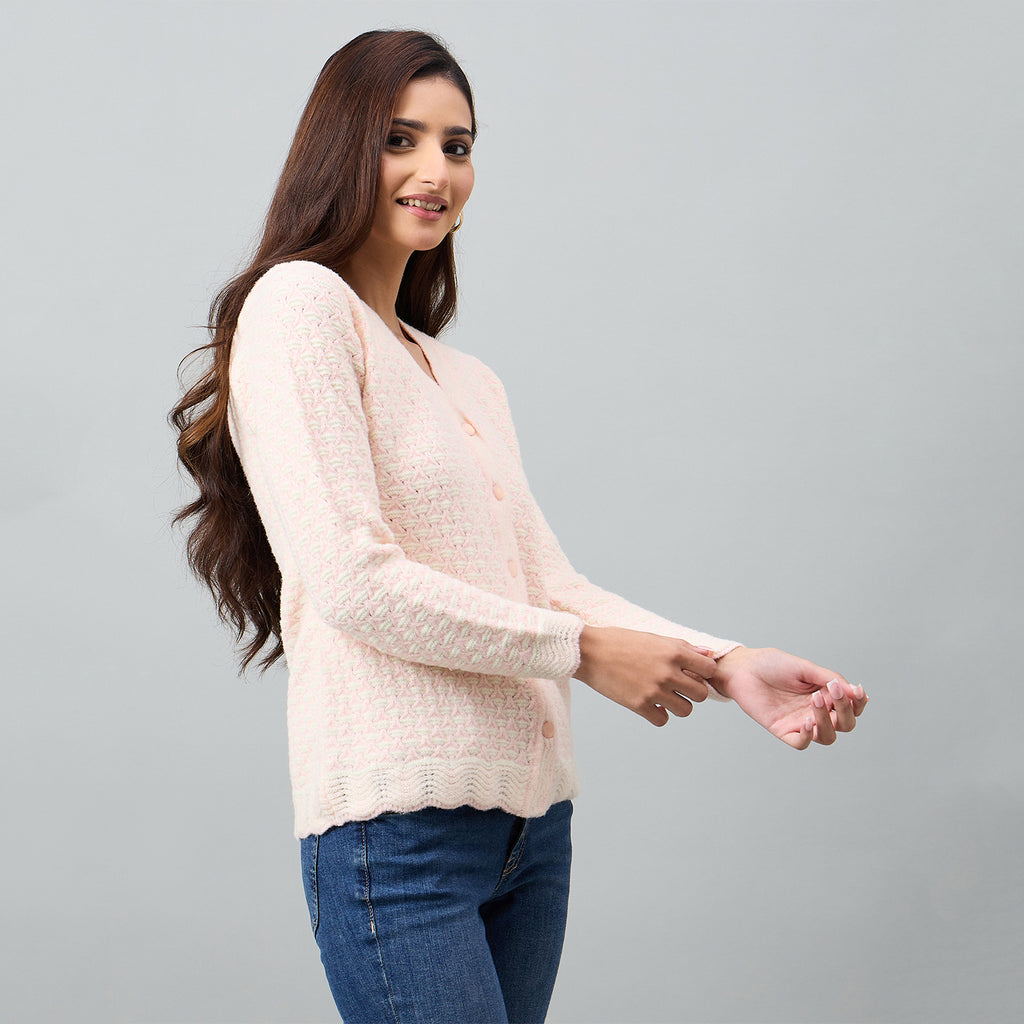 Duke Urban Women Full Sleeve Front Open Regular Cardigan (SDS1287)