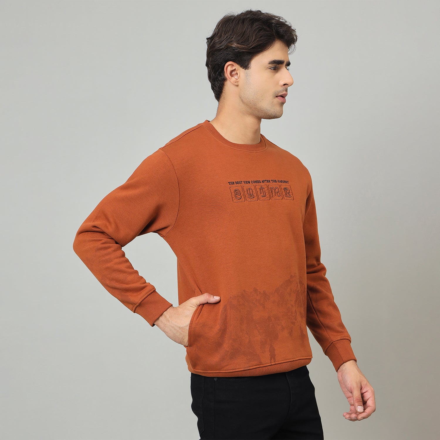 Duke Urban Men Round Neck Regular Sweatshirt (LF6348)