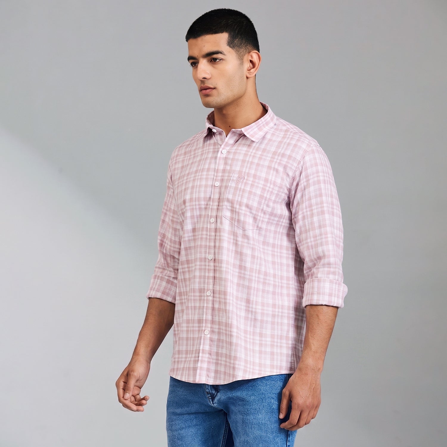 Duke Men Regular Full Sleeve Cotton Shirt (SDO7CKCR)