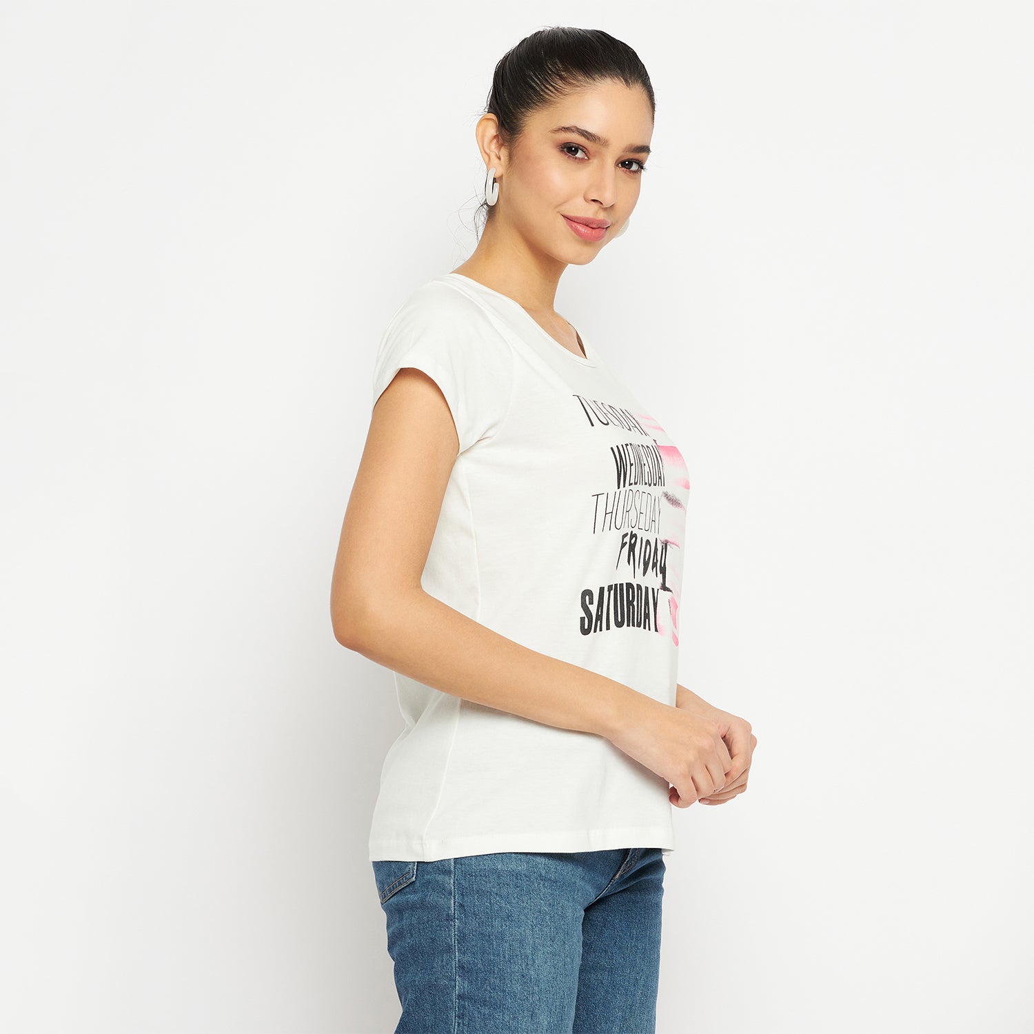 Duke Urban Women Short Sleeve Round Neck Top (LFX106)