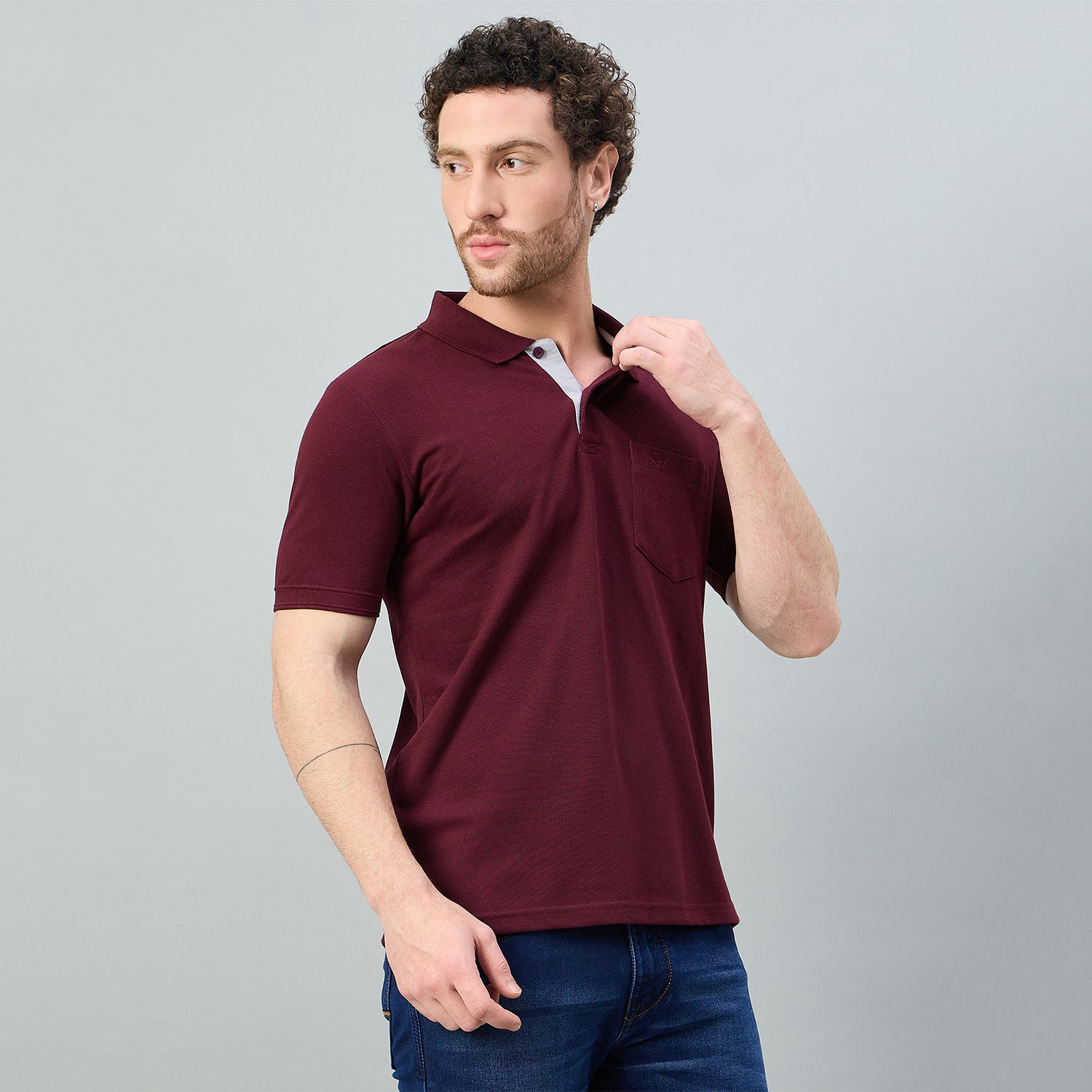 Duke Urban Men Smart Fit Solid Polo Tshirt (ONSD39) (More Colors)