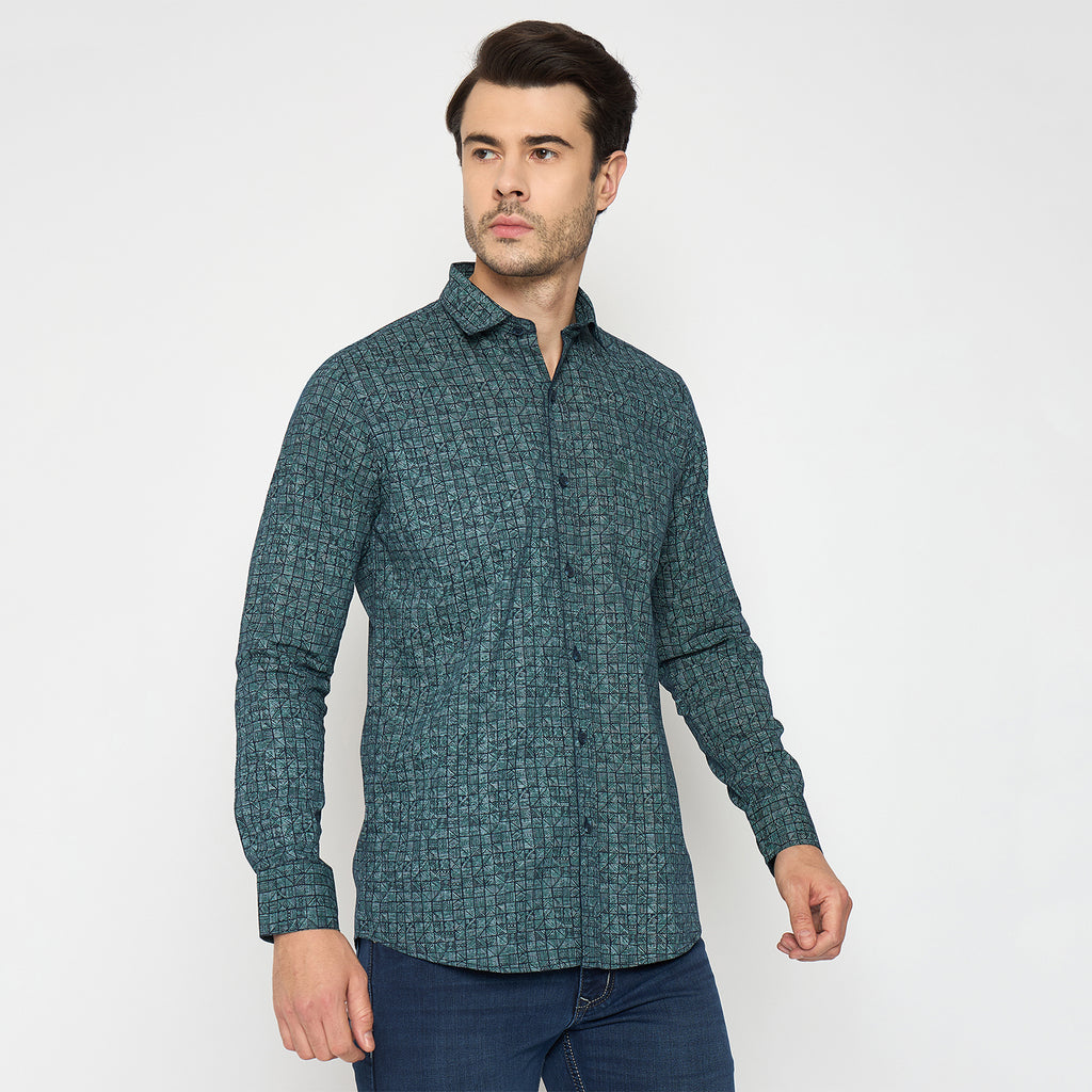 Duke Urban Men Full Sleeve Cotton Shirt (SDO8PRAL)