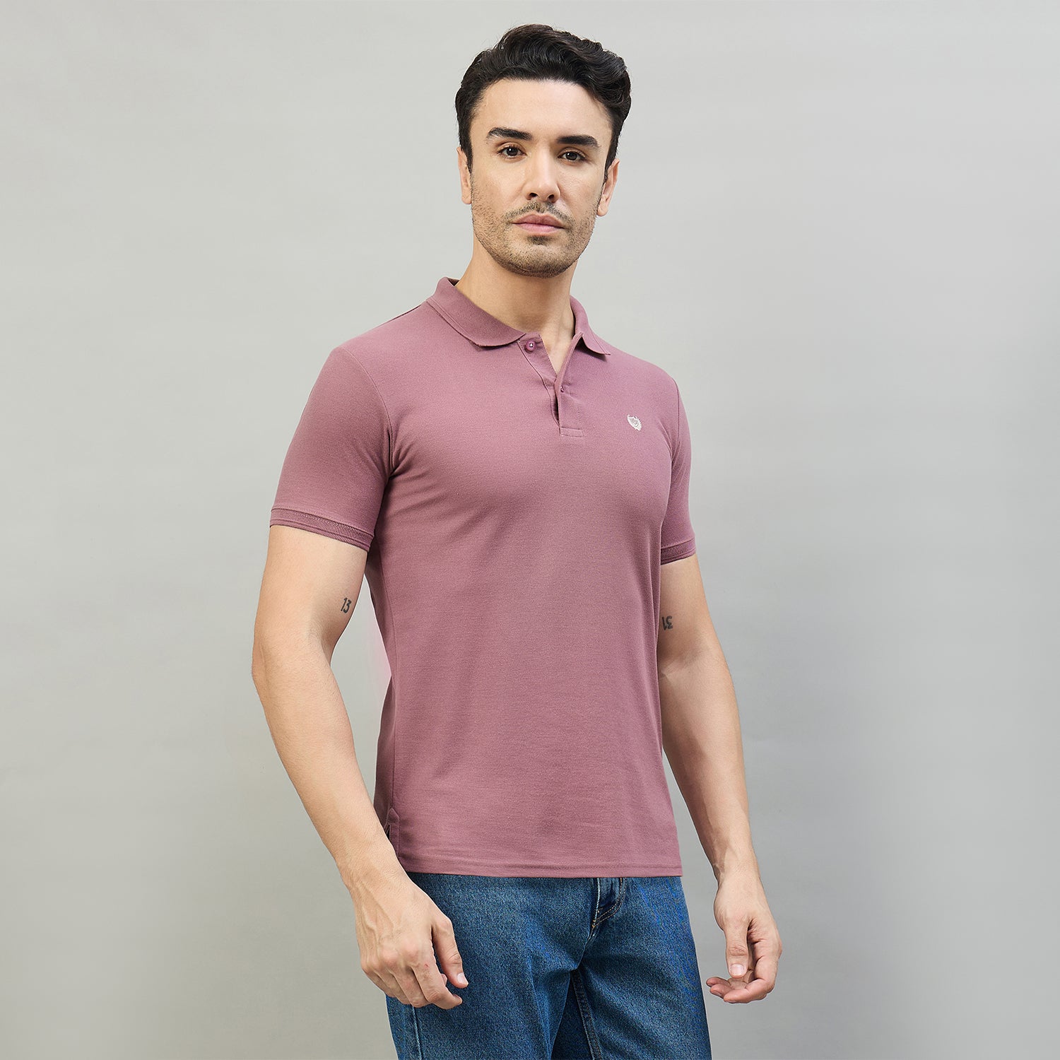 Duke Men Half Sleeve Cotton Smart Fit Casual T-shirt (SD71)