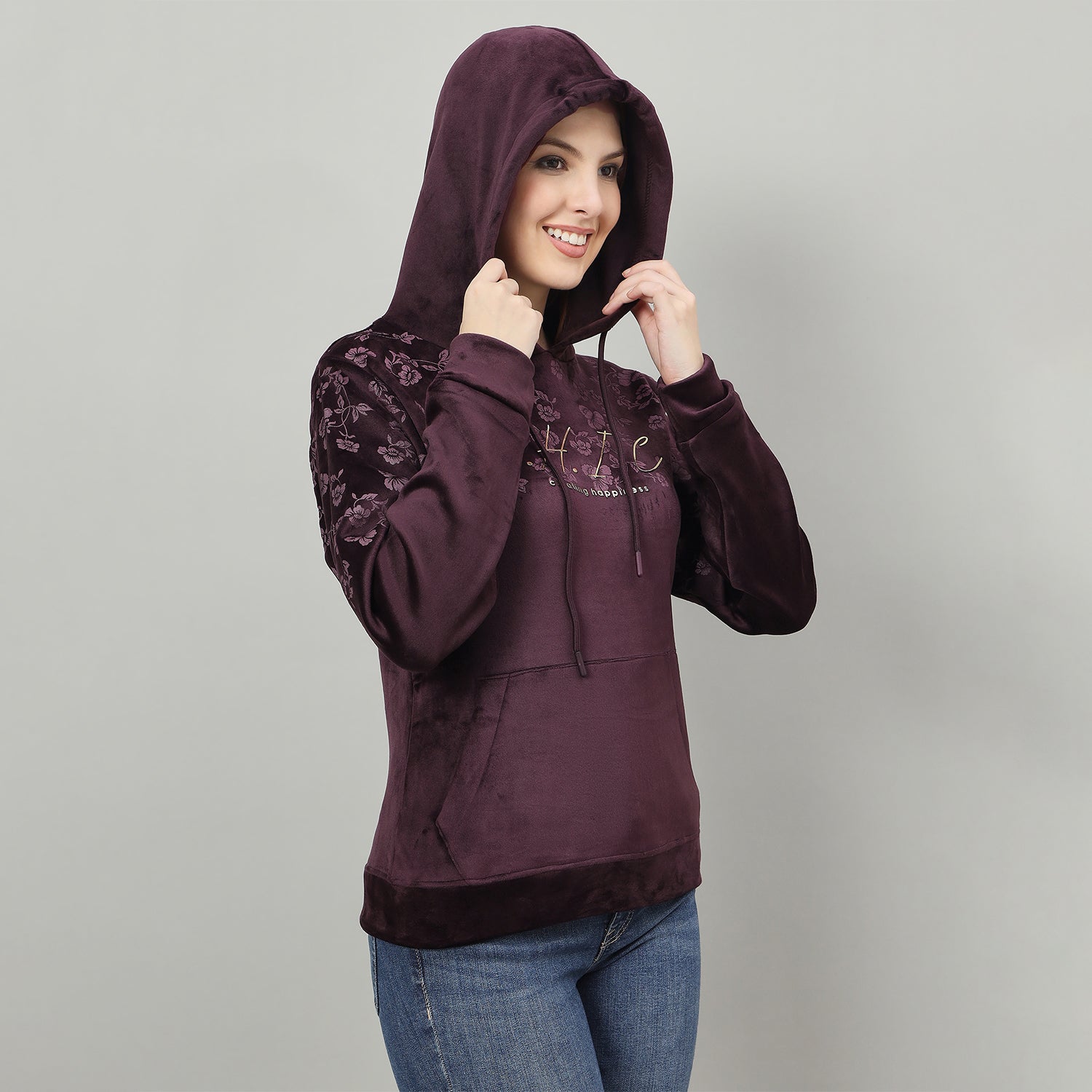 Duke Urban Women Hooded Regular Sweatshirt (LFX971)
