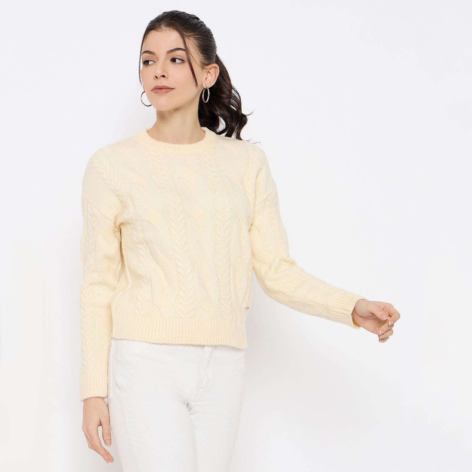 Duke Urban Women Full Sleeve Round Neck Pullover (SDS1369)