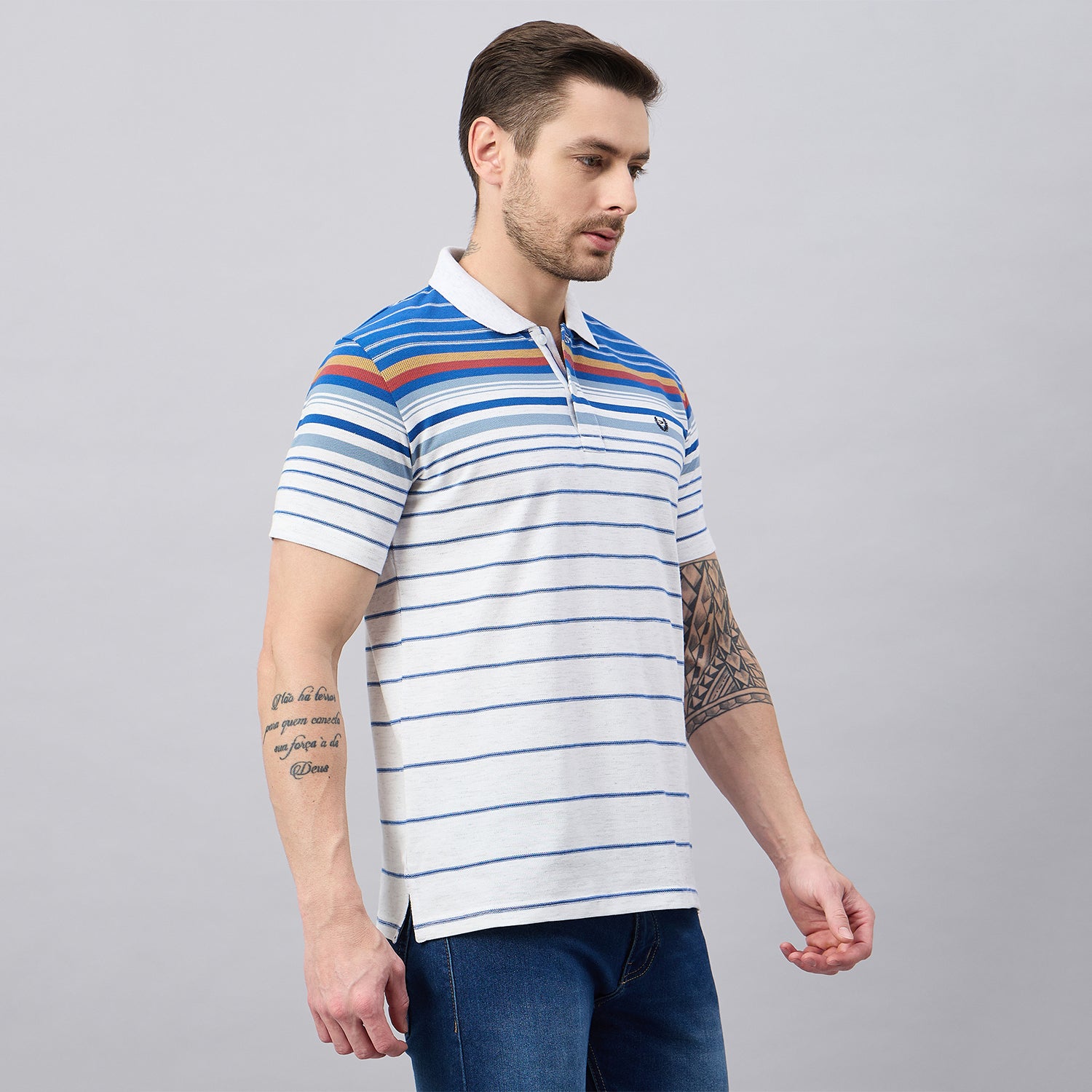 Duke Urban Men Half Sleeve Cotton Polo Tshirt (ON1428)