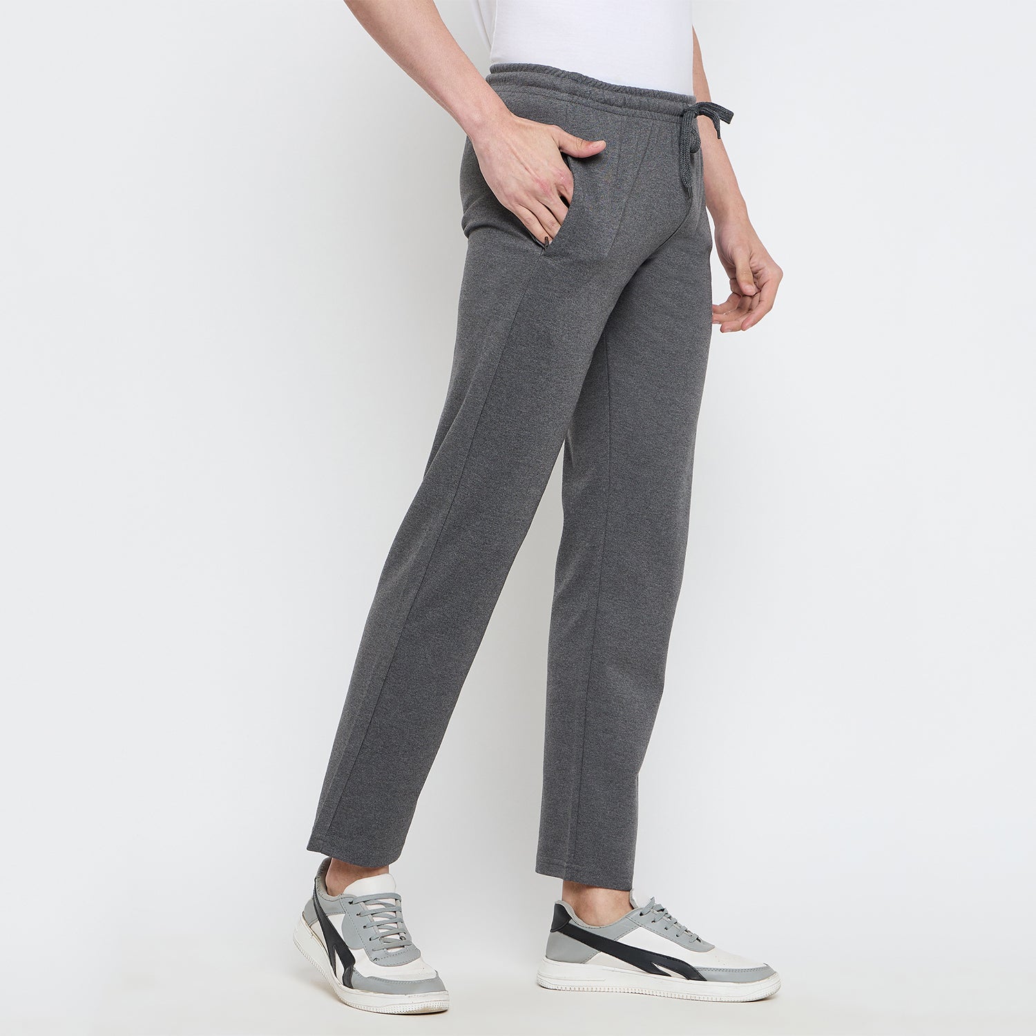 Duke Urban Men Solid Regular Track Pant (LF9000S)