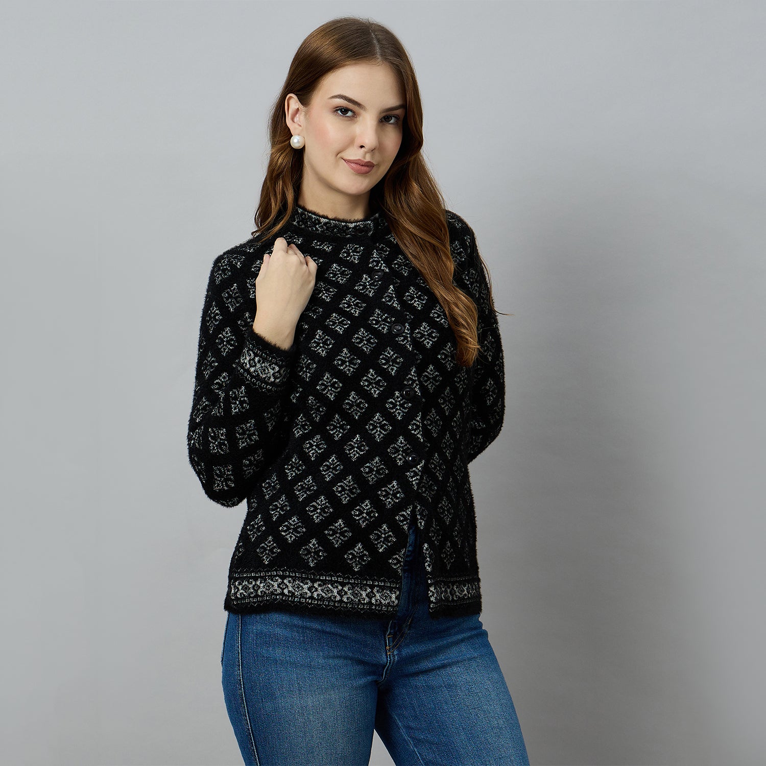 Duke Urban Women Front Open Short Cardigan (ONSDS105)
