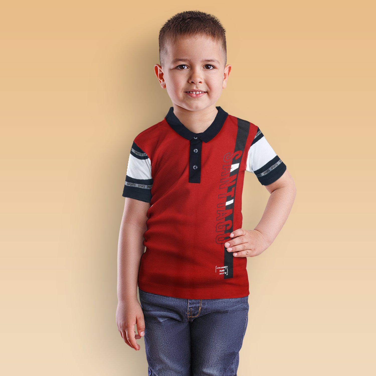 Duke Urban Boys Half Sleeve Cotton T-shirt (LF665)
