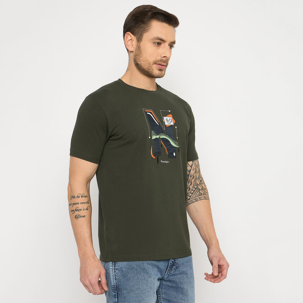 Duke Urban Men Half Sleeve Cotton Tshirt (LF7439)
