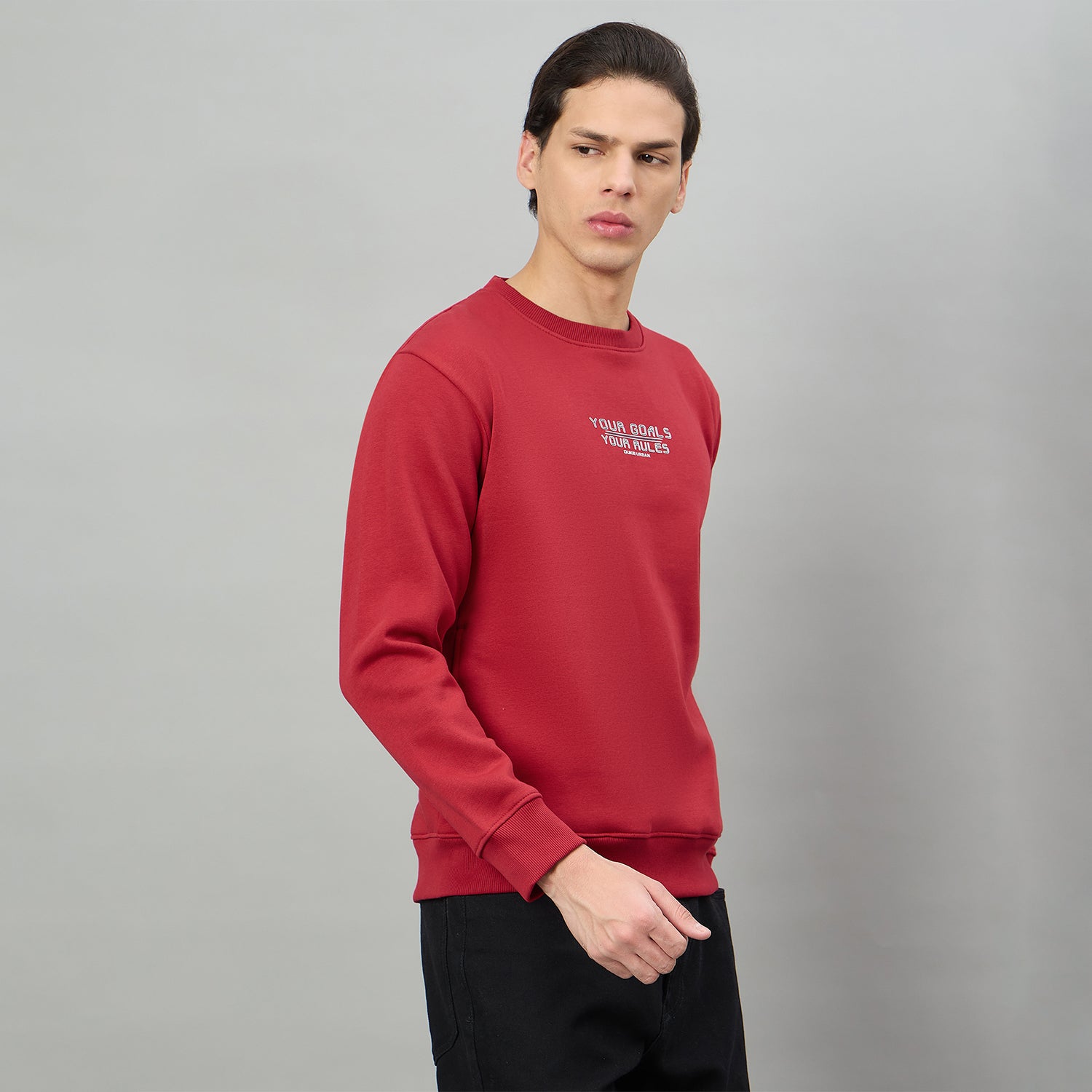 Duke Urban Men Round Neck Full Sleeve Regular Sweatshirt (LF6551)