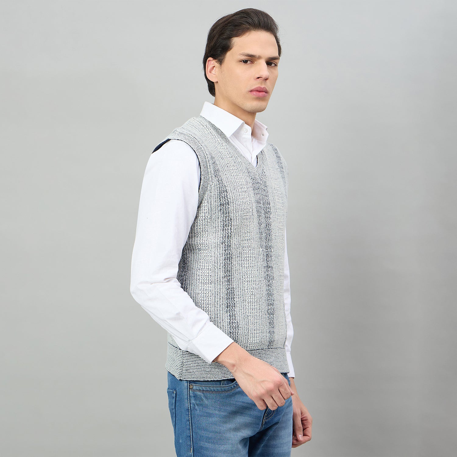 Duke Urban Men Sleeveless Reversible Sweater (SDS2171A)