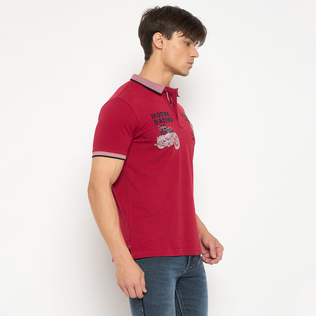 Duke Urban Men Half Sleeve Cotton T-shirt (LF7086)