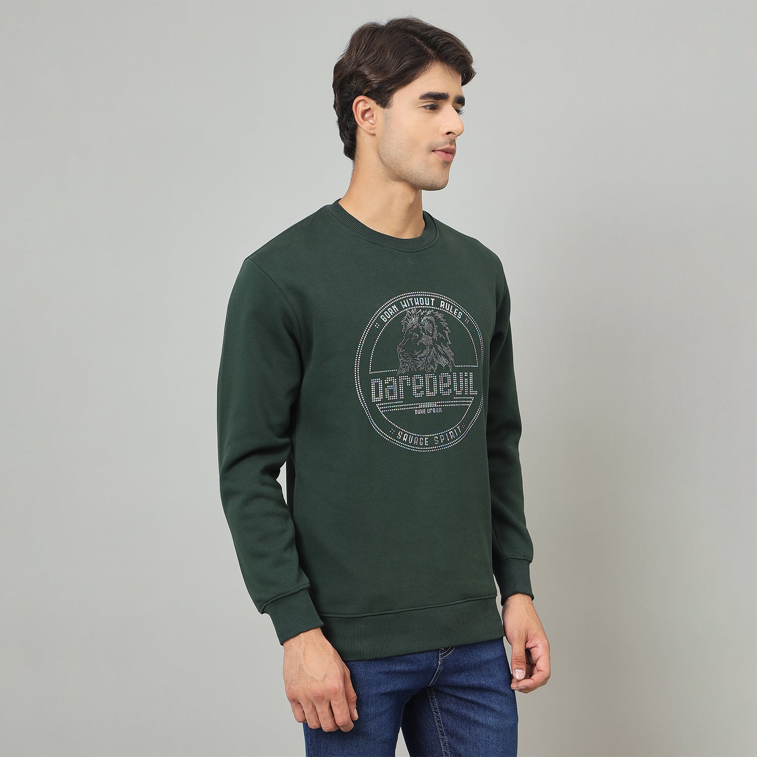 Duke Urban Men Round Neck Regular Sweatshirt (LF6398)