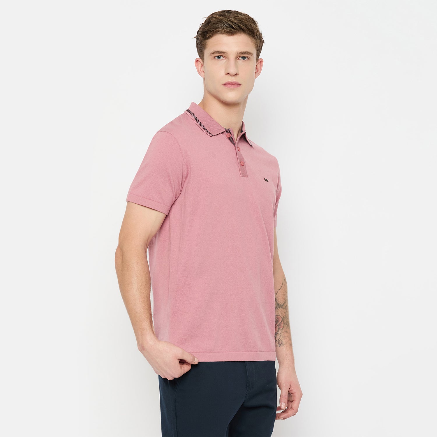 Duke Urban Men Half Sleeve Cotton Tshirt (LF7327)
