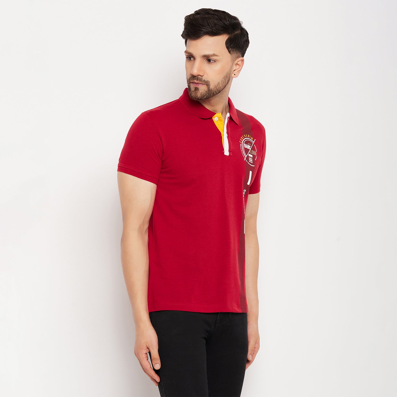 Duke Stardust Men Half Sleeve Cotton T-shirt (1153)