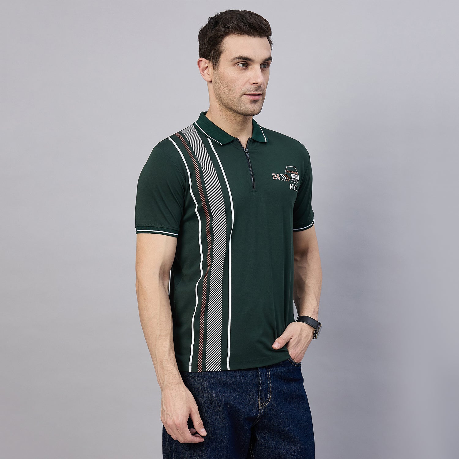 Duke Urban Men Half Sleeve Cotton Polo Tshirt (ON3168)