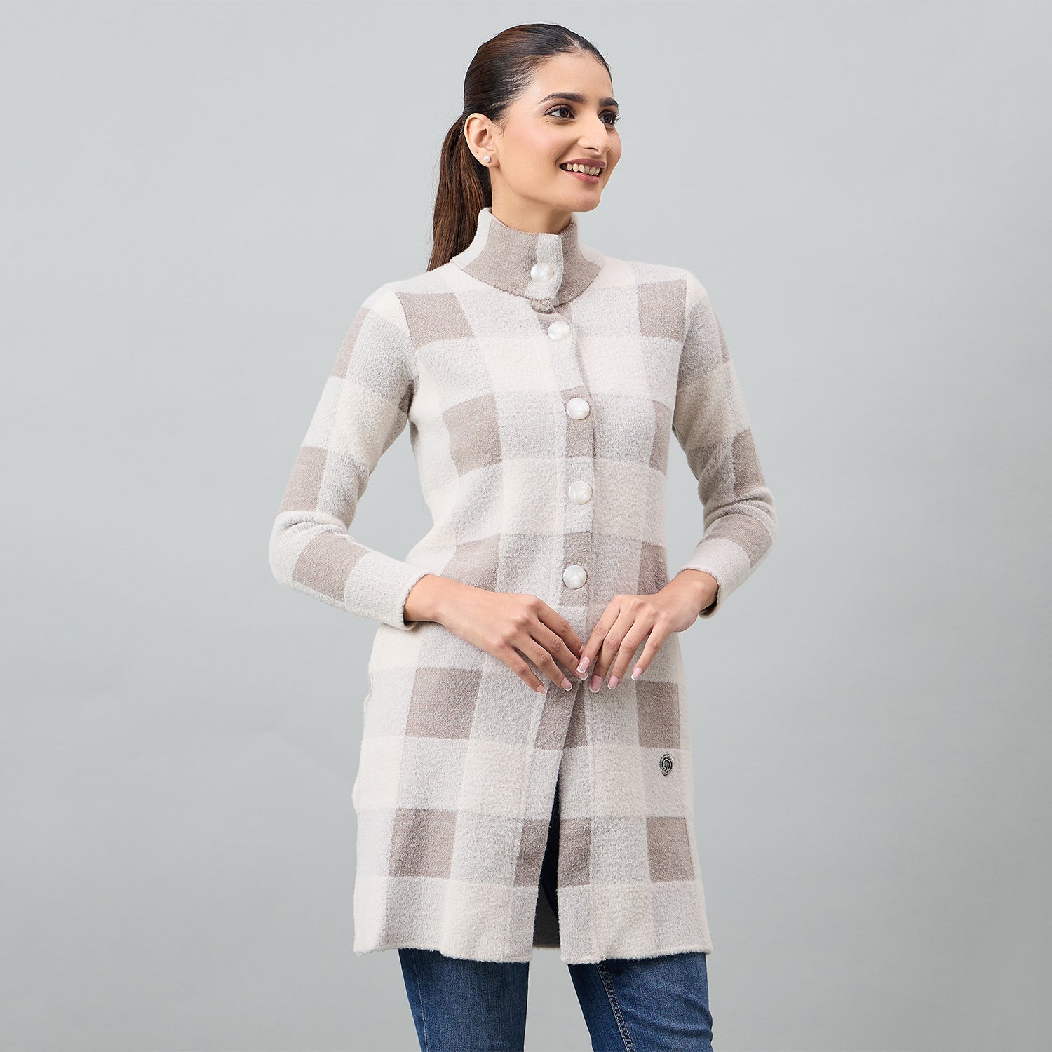Duke Urban Women Long Coat Regular Sweater (SDS1351)