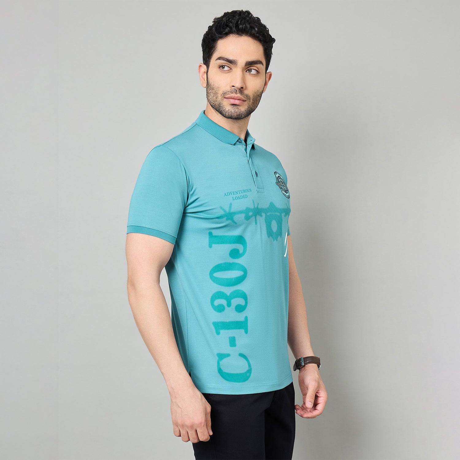 Duke Urban Men Half Sleeve Cotton Tshirt (LF7638)