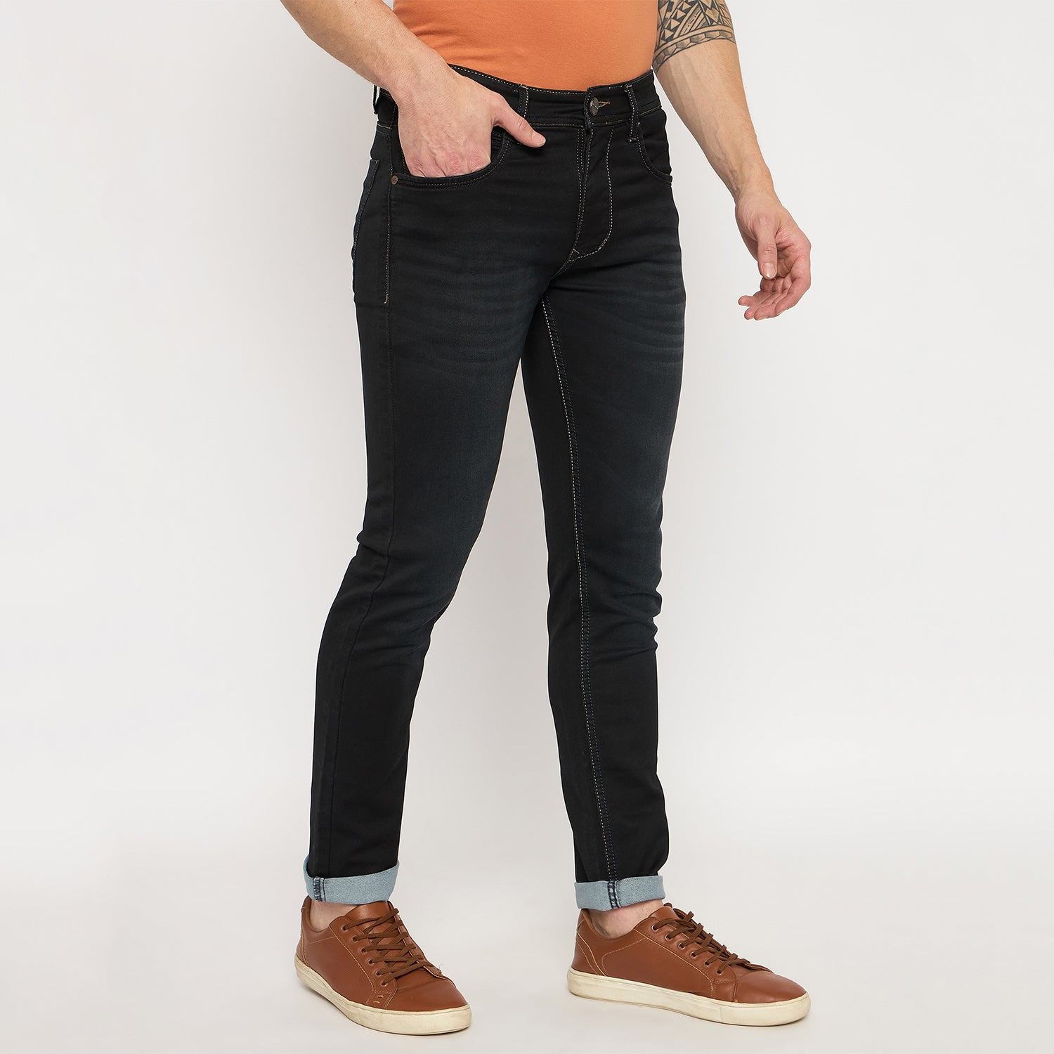 Duke Urban Men Slim Fit Stretchable Jeans (SDD5738S)