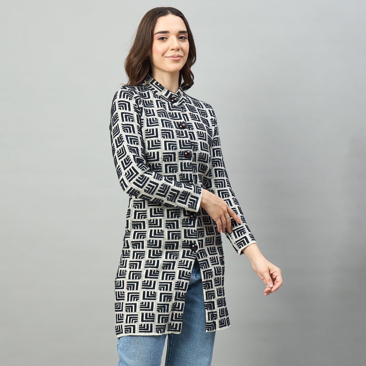 Duke Urban Women Full Sleeve Regular Sweater (SDS1322)