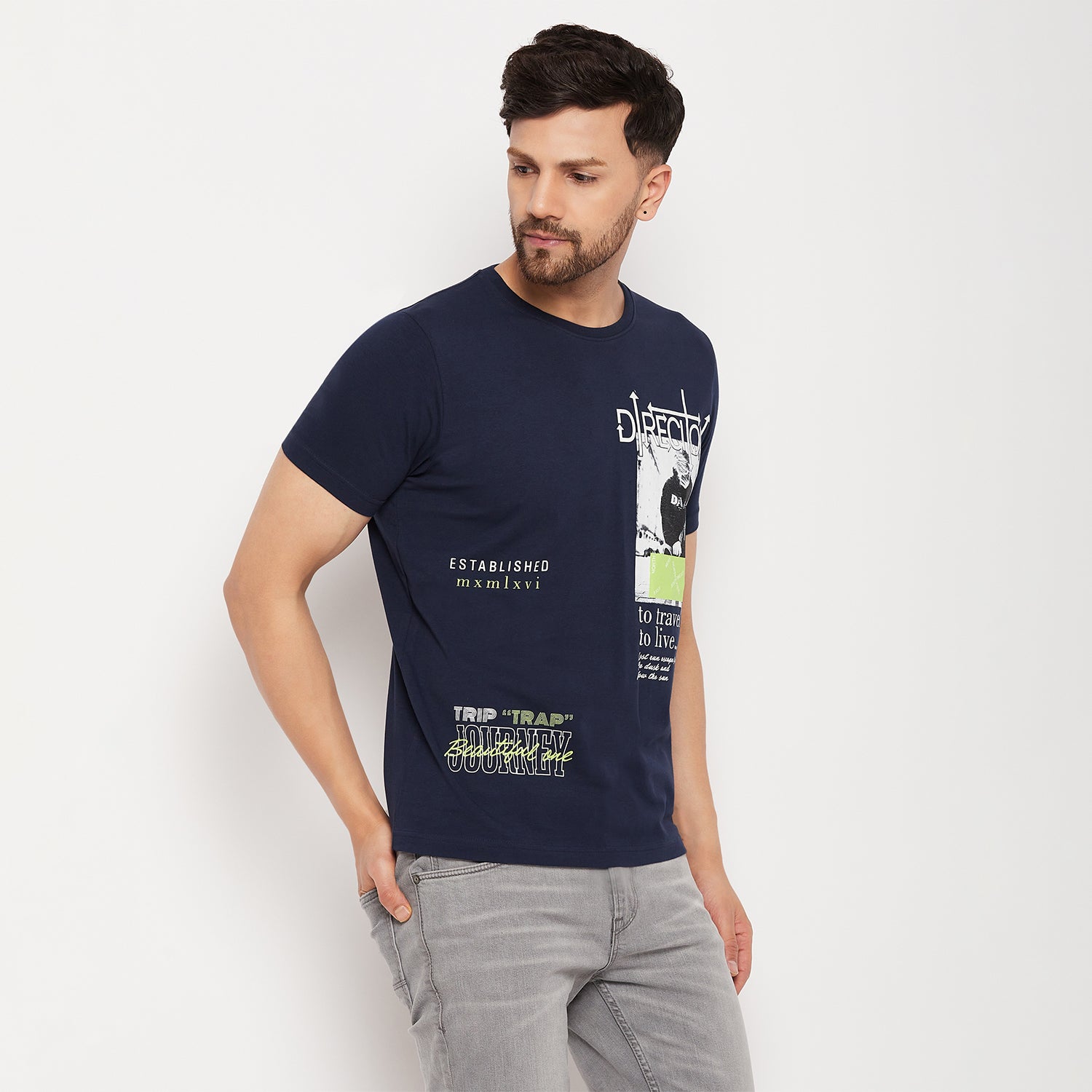 Duke Stardust Men Round Neck Half Sleeve Cotton T-shirt (1023)