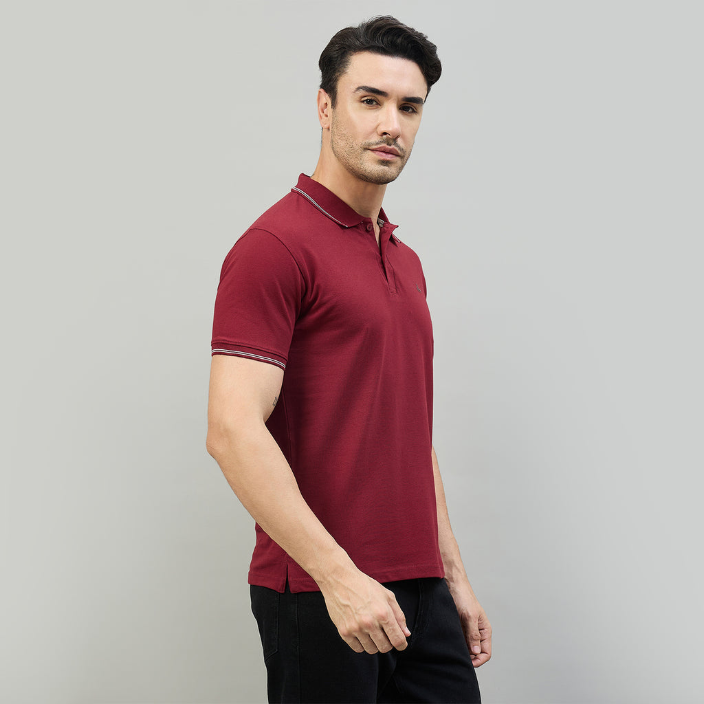 Duke Men Half Sleeve Cotton Smart Fit Casual T-shirt (SD73)