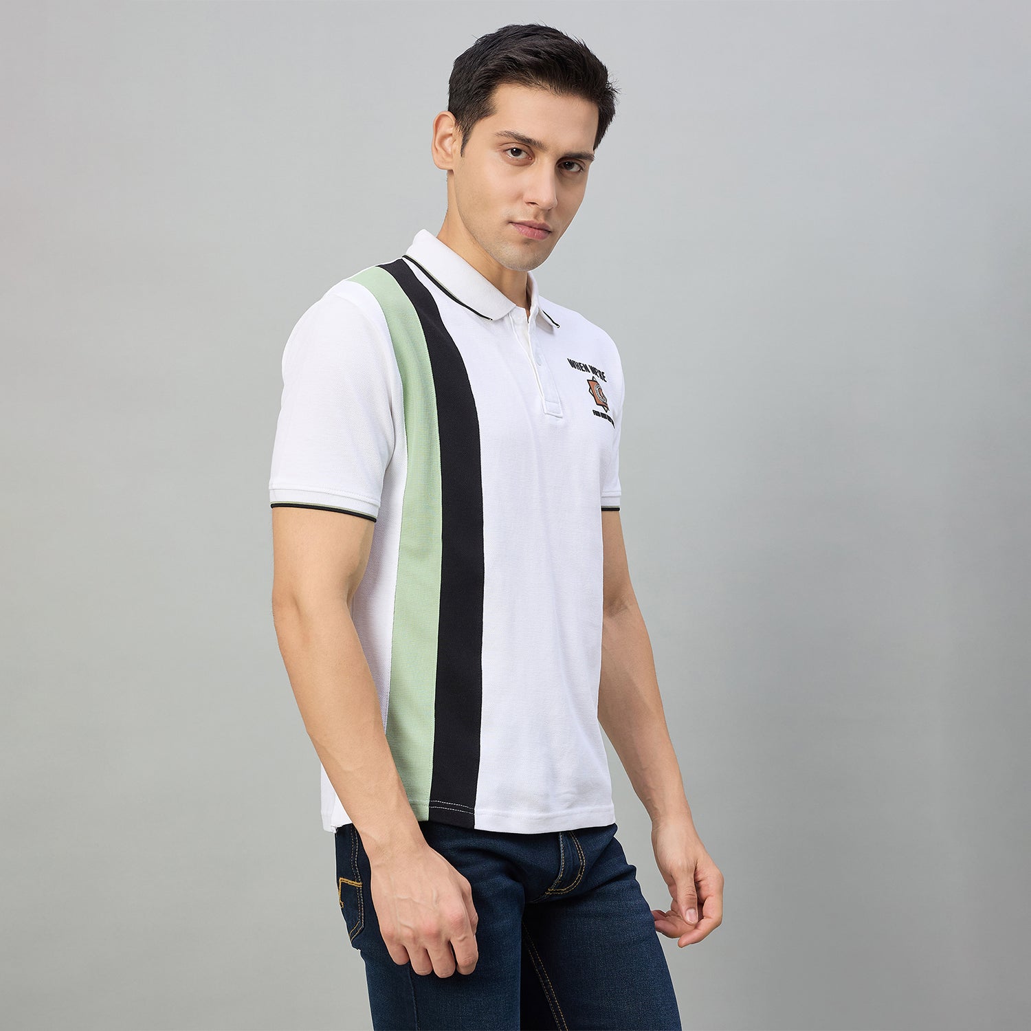 Duke Men Half Sleeve Cotton Regualr Fit Casual T-shirt (LF7910)