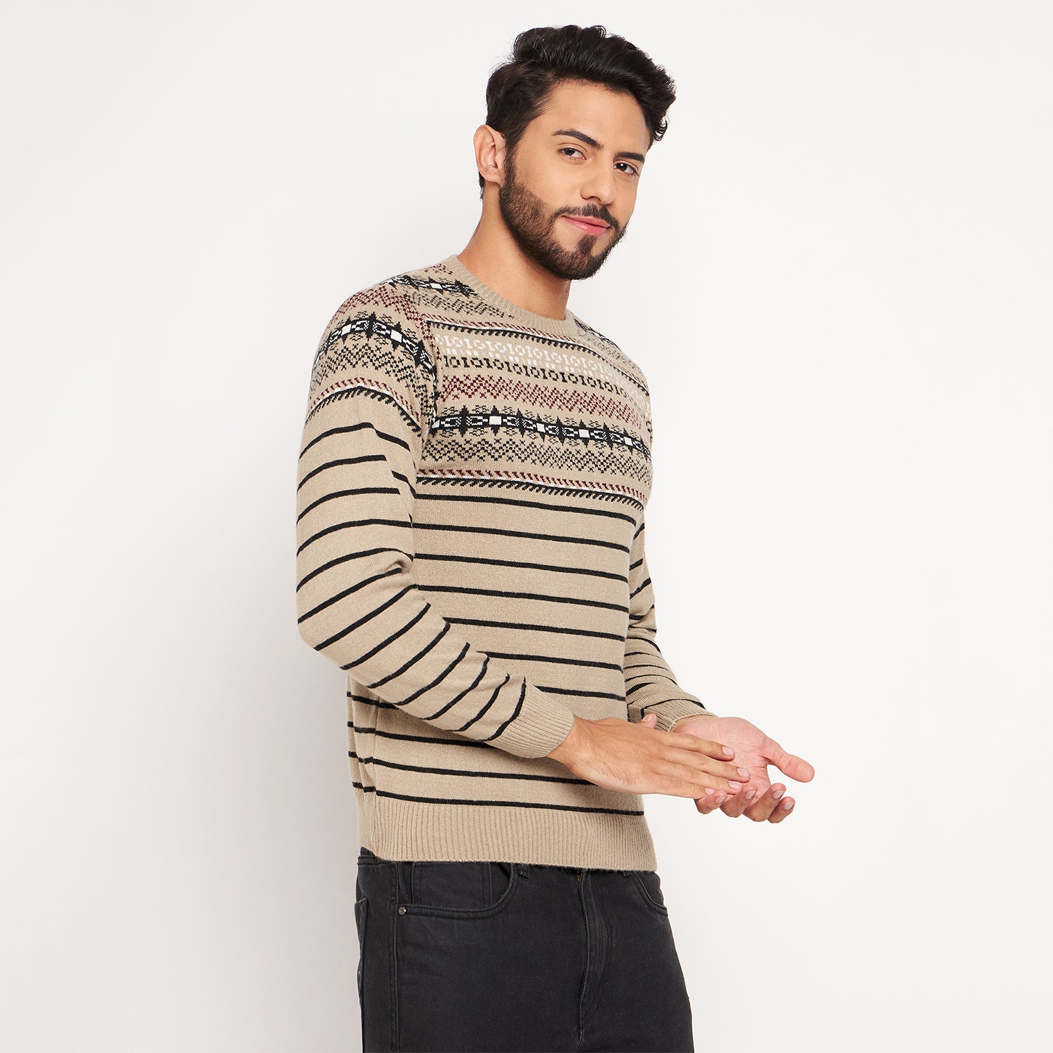 Duke Urban Men Full Sleeve Round Neck Pullover (SDS2011)
