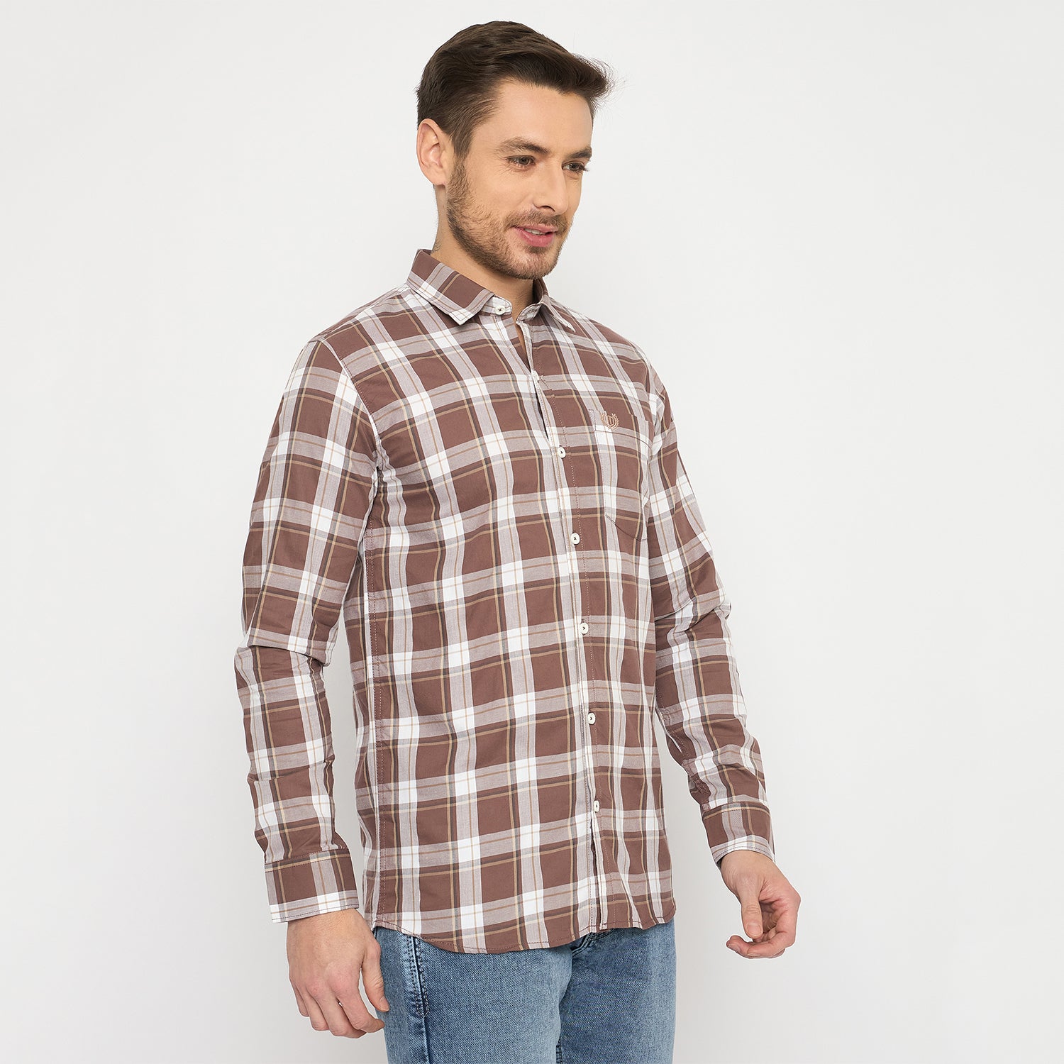 Duke Men Full Sleeve Cotton Shirt (SDO6CHB)