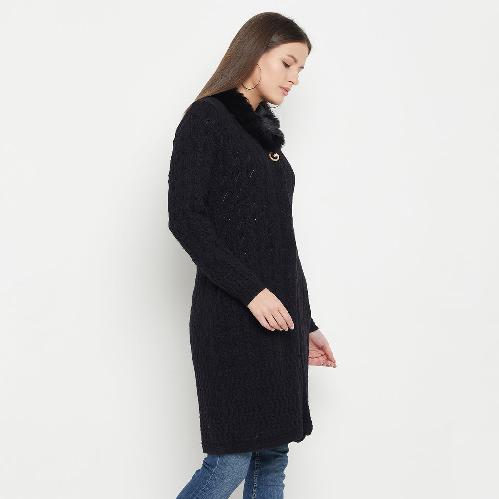 Duke Urban Women Full Sleeve Long Cardigan (SDS1201B)