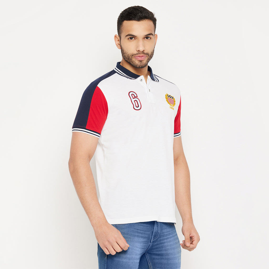Duke Stardust Men Half Sleeve Polo Neck Cotton T-shirt (3965)